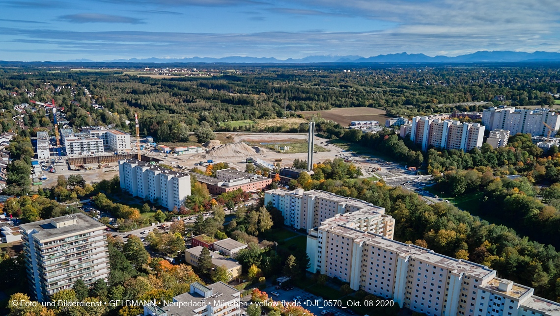 09.10.2020 - Baustelle Alexisqaurtier und Pandion Verde in Neuperlach